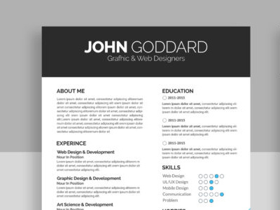 Resume Cv Ms Word photoshop print ready professional resume simple stationary swiss template us letter word word cv