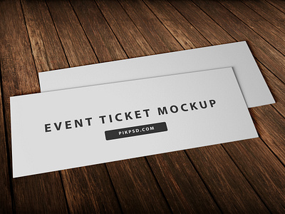 Download Free Event Ticket Mockup Psd By Aliiqbal On Dribbble