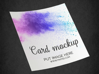 paper 01 - Free Square Paper Flyer Poster Mockup