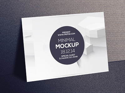 Free Postcard & Invitation Mockup Psd download free postcard invitation mockup mockup psd