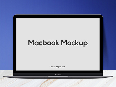 Free Fresh MacBook Mockup Psd