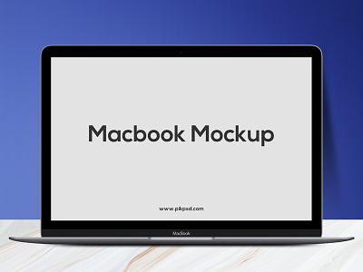 Free Fresh MacBook Mockup Psd clean computer display mac macbook mockup mockup modern