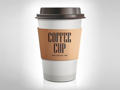 Free Brown Paper Coffee Cup Mockup Psd