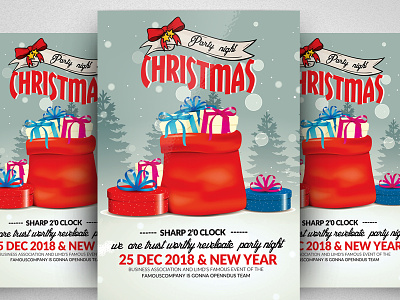 Free Christmas Flyer Psd Template christmas christmas flyer christmas gold toy christmas toy classic christmas event
