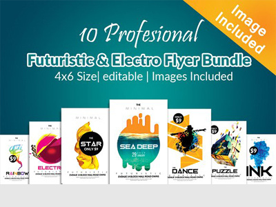 10 Electro Flyer Bundle