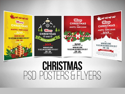 4 Christmas Event Flyer Template