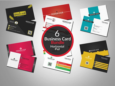 Download 6 Stylish Business Cards Bundle Designs Themes Templates And Downloadable Graphic Elements On Dribbble