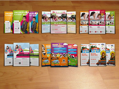 School Admission Flyer Bundle business cards business flyer cards editable file event flyer flyers free files graphic design latest print print template roll ups school admission flyer bundle