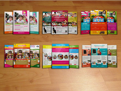 School Admission Flyer Bundle