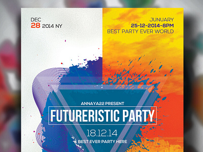 Free Future Psd Flyer Templates