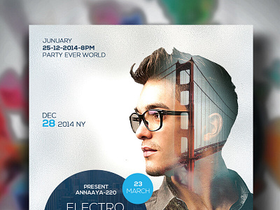 Free Hipster Psd Flyer Templates