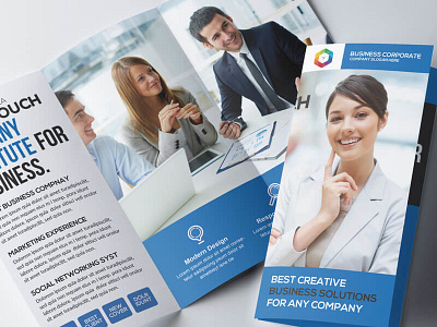 Travel Agency Free Trifold Brochure PSD Template