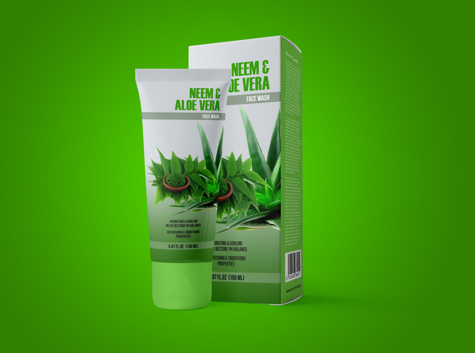 Face Wash Tube Label Design by fahimafahibd on Dribbble