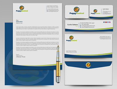Stationery Items Design design graphic design