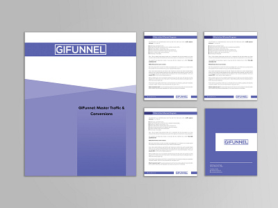 Company Profile Design (PDF Format) design graphic design