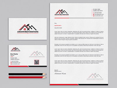 Stationery Design 3d animation branding business card design graphic design illustration letterhead logo stationery ui ux vector