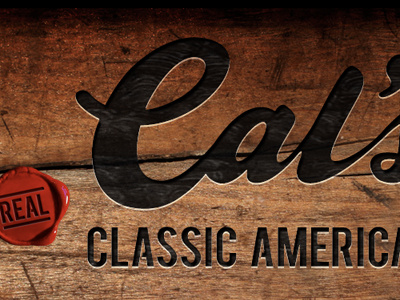 Cals Classic American Logo branding food bev logo
