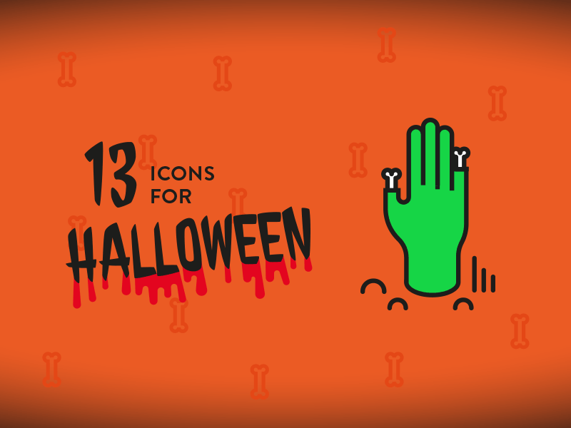 13 Icons for Halloween: Free set