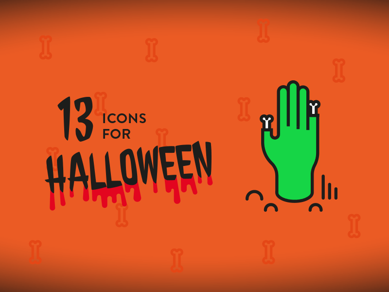 13 Icons for Halloween: Free set bat candy download free ghost halloween haunted house icon mexican skull pumpkin set spider