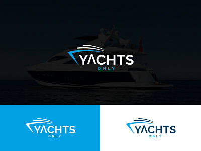 Yacht branding design fully editable graphic design logo vector