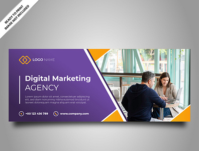 Digital Marketing Agency Banner banner branding digital marketing fully editable graphic design