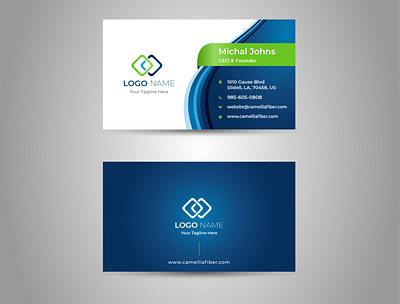 Abstract Business Card branding business card fully editable graphic design vector