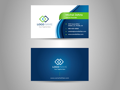 Abstract Business Card