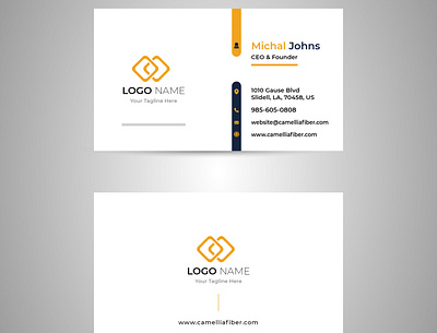 Business Card business card design fully editable graphic design vector