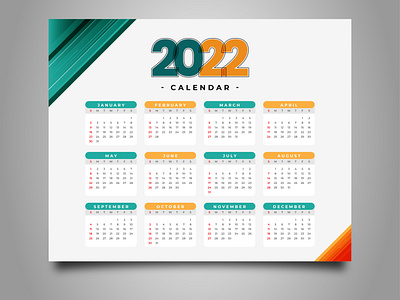 Calendar 2022 by Shozeb on Dribbble