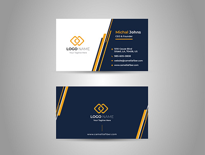 Business Card business card corporate fully editable graphic design modern vector