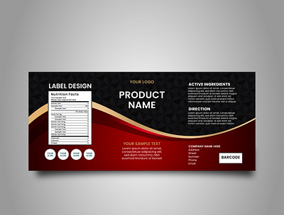 Label Design branding design free fully editable file free graphic design free illustrator file free label design freepik graphic design packaging vector