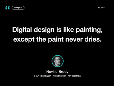 Quotes app app design inspiration neville brody quotes truth