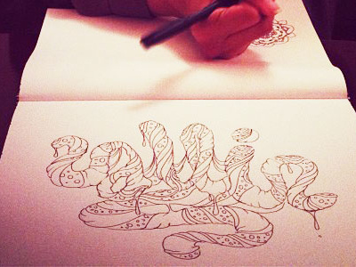 I double dare you... drawing freehand typography