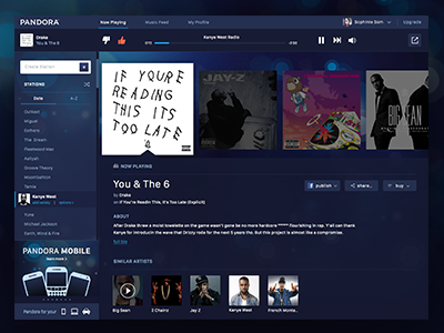 Pandora Redesign