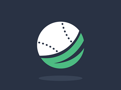 Moneyball Log baseball illustration logo money money stack moneyball