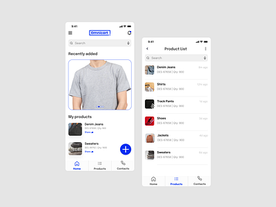 Omnicart | Retail Shopping App application design typography ui ux uxui design