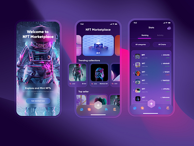 NFT Marketplace crypto nft ui