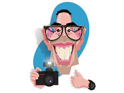 The Photographer artdirection caricature cartooning digital illustration digitalart illustration vector