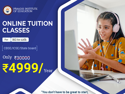 Online Tuition Classes for Student (KG to 12) Praadis Education