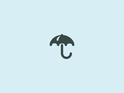 Umbrella logo rain rainy day umbrella