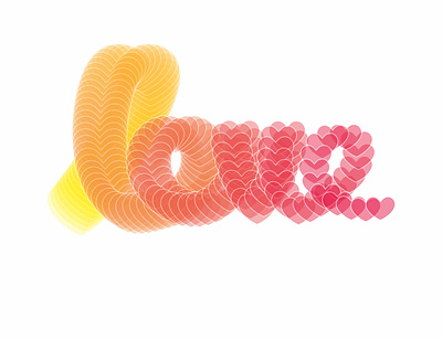 "Love" Lettering branding design design from s illustration letterform logo type typography withsoul