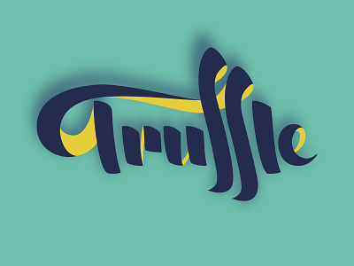 Truffle branding design design from s letterform lettering logo type typography withsoul