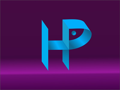 HP dog shaped monogram branding design design from s letterform logo monogram type typo typography withsoul