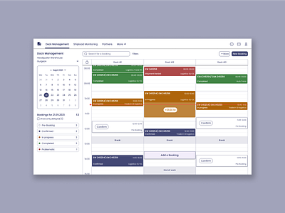 Dock Management Dashboard