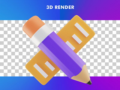 3d planning illustration isolated