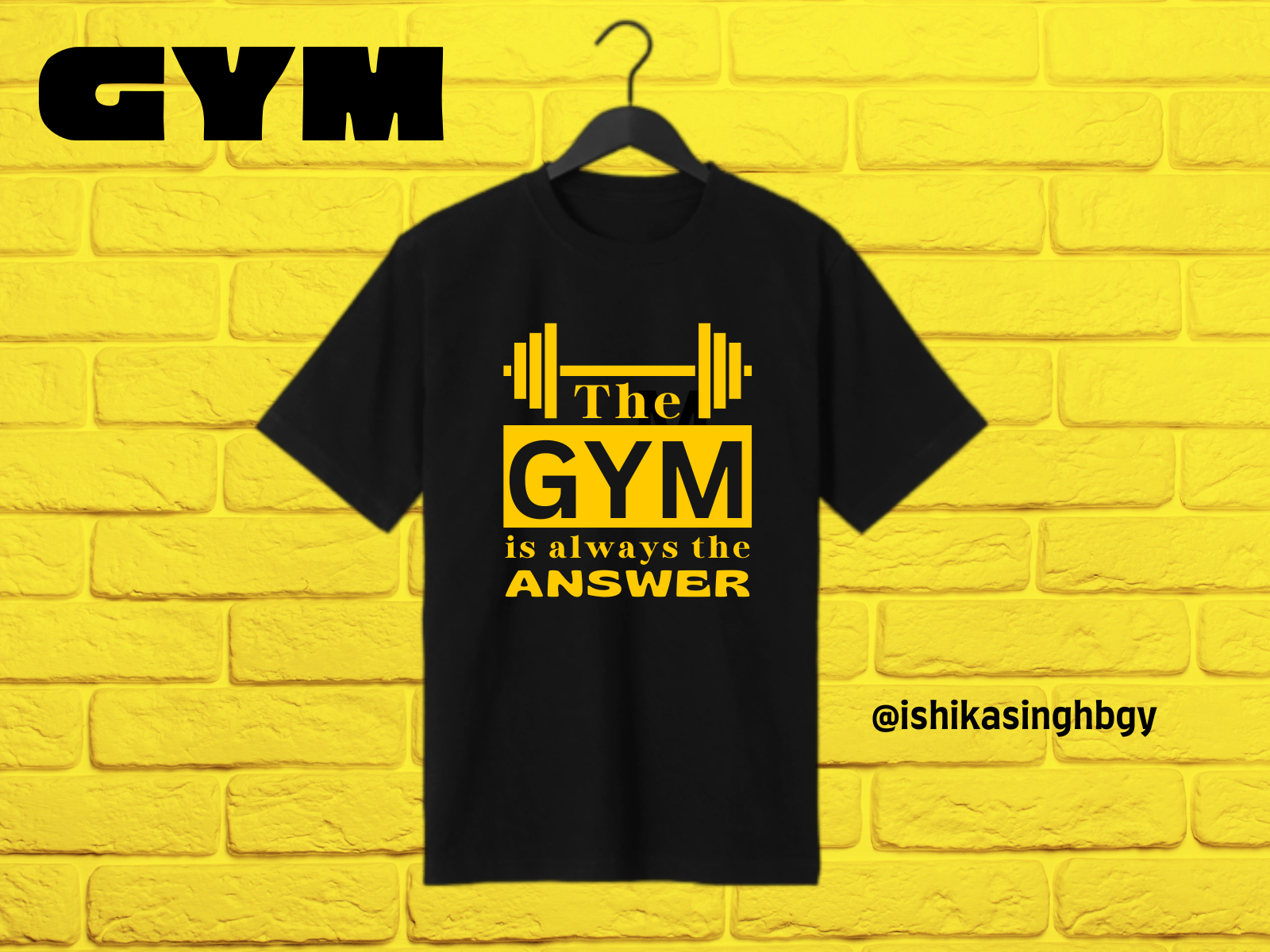 the-gym-is-always-the-answer-unisex-gym-t-shirt-design-by-ishika