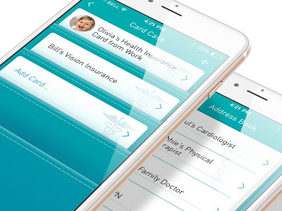 Healthcare Organizer App by Madeline Pellman for andculture on Dribbble