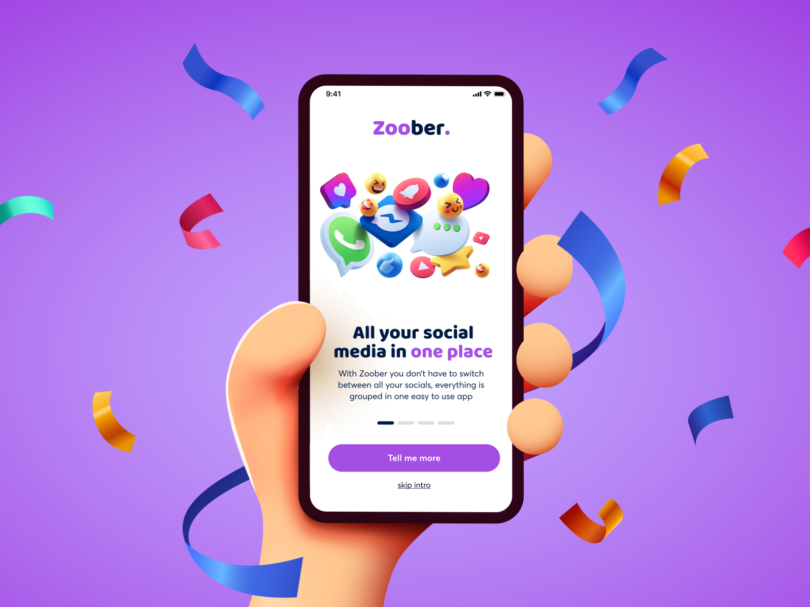 Zoober - Social media by INNOVUX on Dribbble