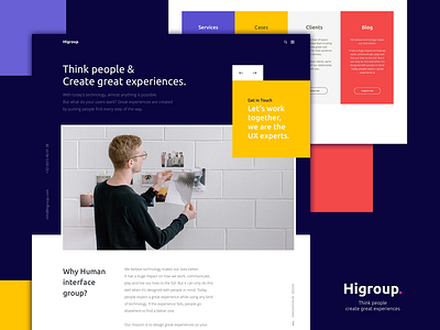 Human Interface Group Rebranding concept