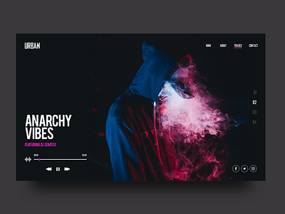 Urban - Rapper website 🎧